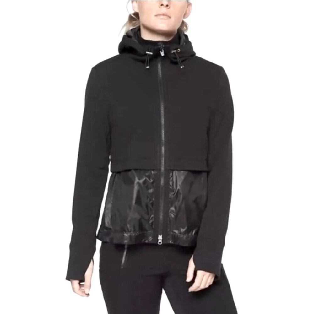 Athleta Windy Point Zip Hoodie Jacket Size S